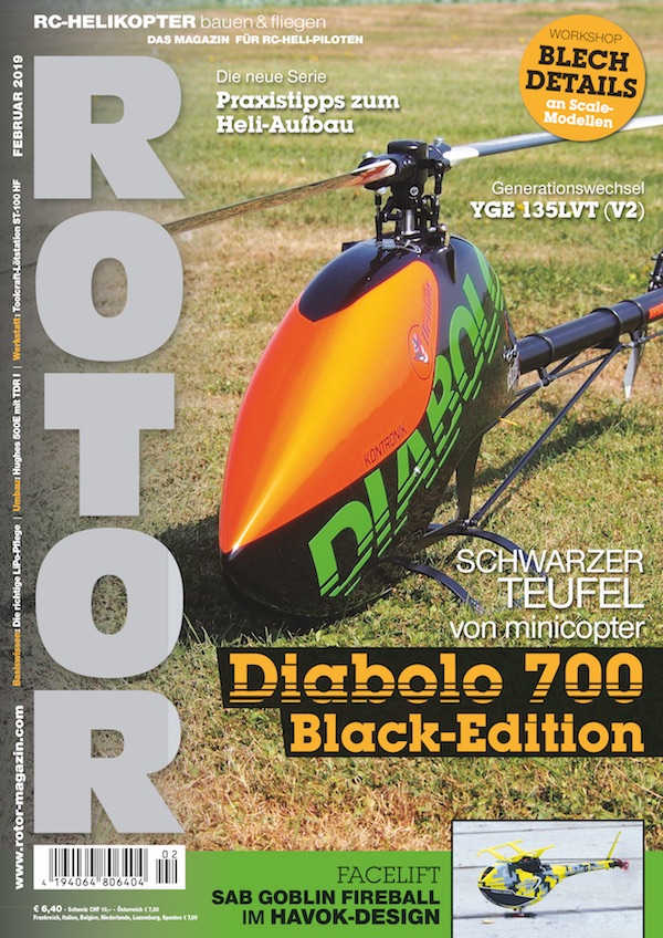 Für hohe Anforderungen YGE 135LVT (V2) ROTOR Magazin