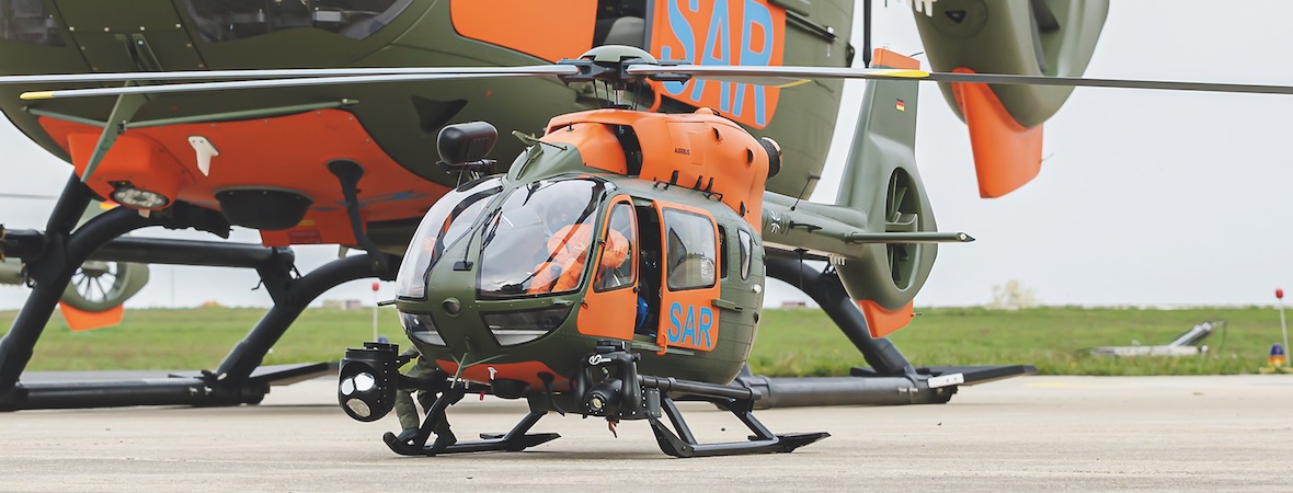 Klein trifft groß: Airbus H145 LUH SAR
